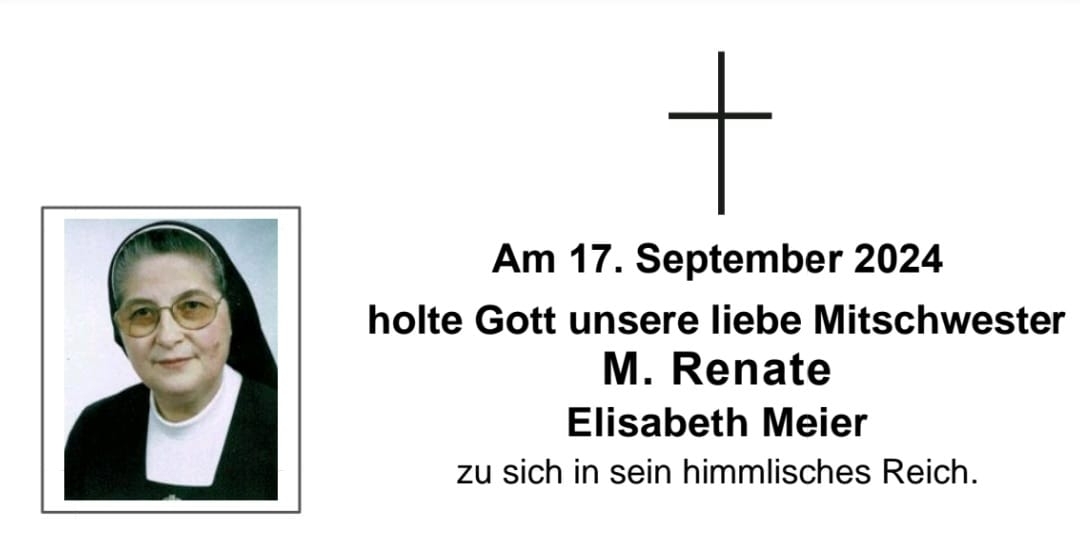 In memoriam sora Renate